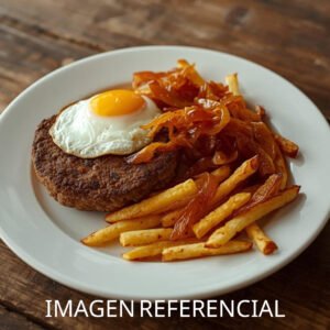 HAMBURGUESA A LO POBRE EXPRESS Hamburguesa a lo pobre EXPRESS
