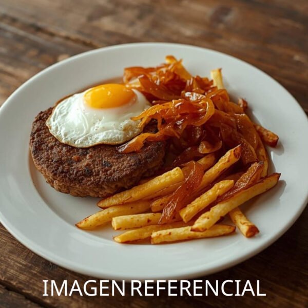 HAMBURGUESA A LO POBRE EXPRESS Hamburguesa a lo pobre EXPRESS