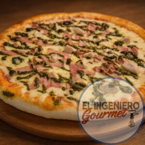 Pizza pollo pesto