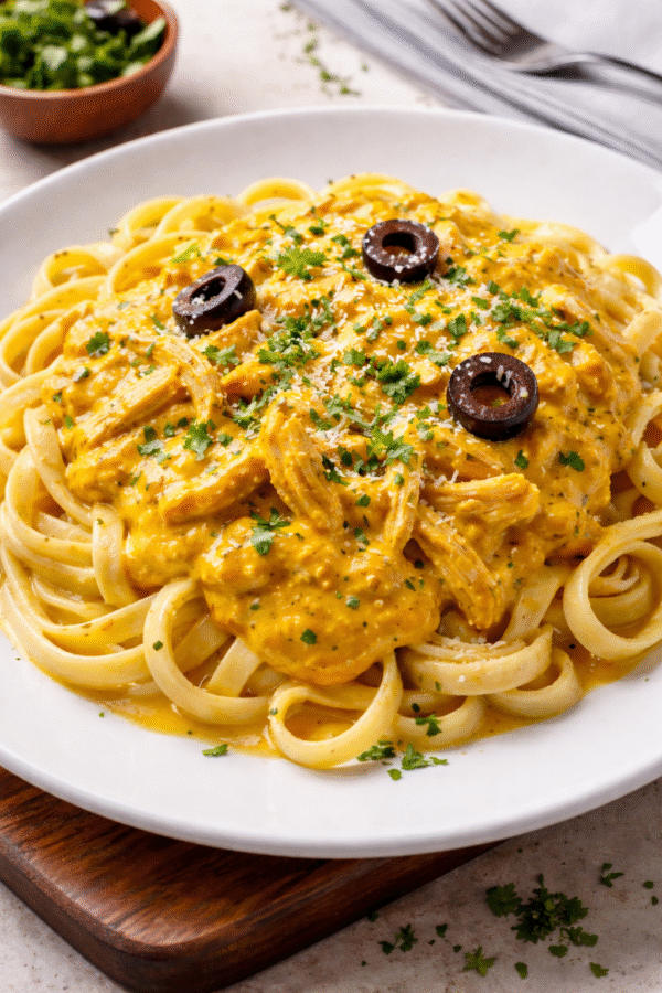 fusion italo peruana Fusion Aji de Gallina a la Italiana